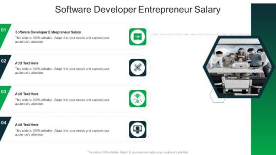 Software Developer Entrepreneur Salary In Powerpoint And Google Slides Cpb
