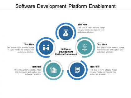 Software development platform enablement ppt powerpoint presentation gallery demonstration cpb