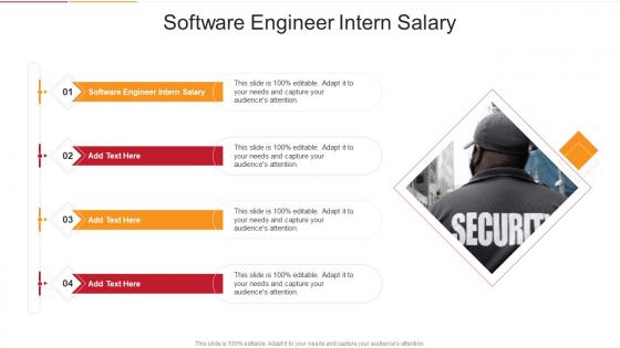 Software Engineer Intern Salary In Powerpoint And Google Slides Cpb