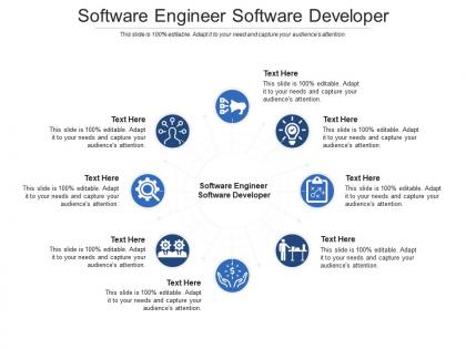 Software engineer software developer ppt powerpoint presentation gallery slides cpb
