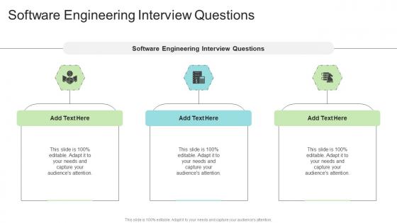 Software Engineering Interview Questions In Powerpoint And Google Slides Cpb