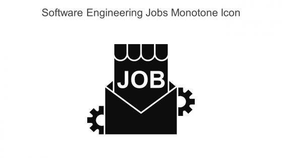 Software Engineering Jobs Monotone Icon In Powerpoint Pptx Png And Editable Eps Format