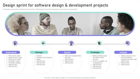 Software Engineering Playbook Design Sprint For Software Design And Development Projects