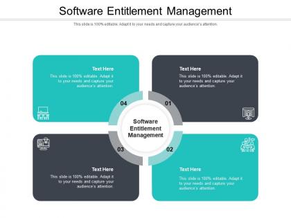 Software entitlement management ppt powerpoint presentation diagram templates cpb