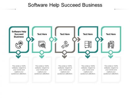 Software help succeed business ppt powerpoint presentation layouts model cpb