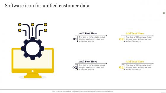 Software Icon For Unified Customer Data
