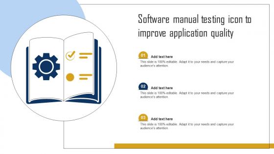 Software Manual Testing Icon To Improve Application Quality