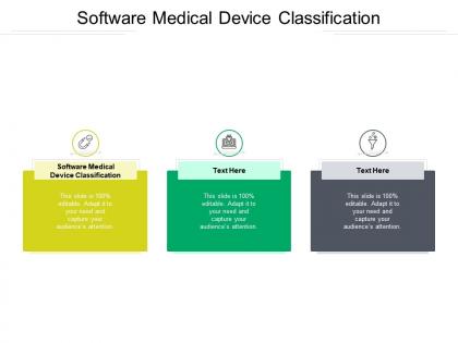 Software medical device classification ppt powerpoint presentation layouts themes cpb