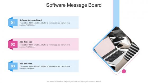Software Message Board In Powerpoint And Google Slides Cpb