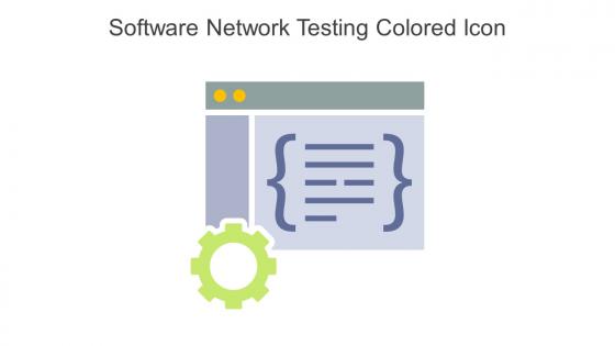 Software Network Testing Colored Icon In Powerpoint Pptx Png And Editable Eps Format