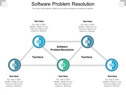 Software problem resolution ppt powerpoint presentation file model cpb