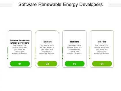Software renewable energy developers ppt powerpoint presentation infographic template cpb