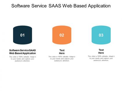 Software service saas web based application ppt powerpoint presentation professional inspiration cpb