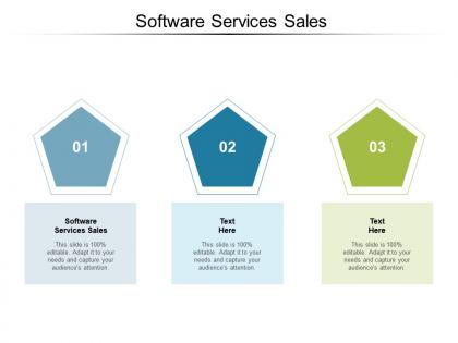 Software services sales ppt powerpoint presentation summary picture cpb