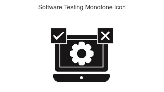 Software Testing Monotone Icon In Powerpoint Pptx Png And Editable Eps Format