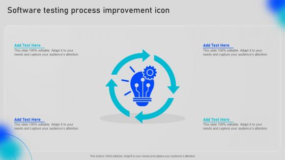 Software Testing Process Improvement Icon