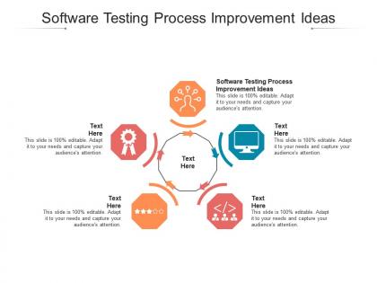 Software testing process improvement ideas ppt powerpoint presentation show portrait cpb