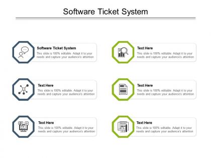 Software ticket system ppt powerpoint presentation slides ideas cpb