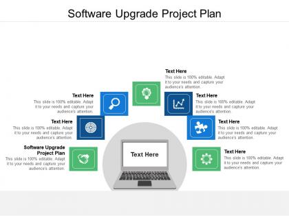 Software upgrade project plan ppt powerpoint presentation portfolio clipart images cpb