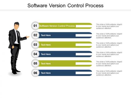 Software version control process ppt powerpoint presentation deck cpb