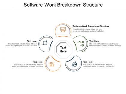 Software work breakdown structure ppt powerpoint presentation professional deck cpb