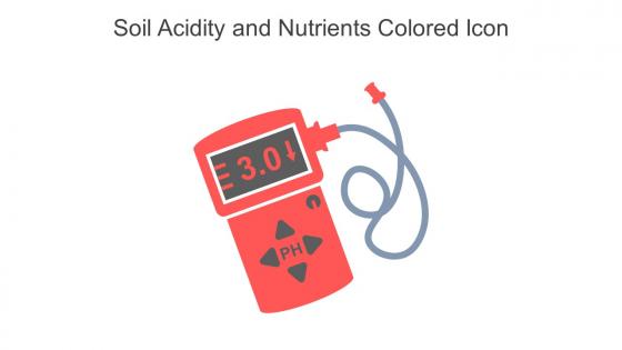 Soil Acidity And Nutrients Colored Icon In Powerpoint Pptx Png And Editable Eps Format