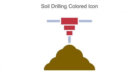 Soil Drilling Colored Icon In Powerpoint Pptx Png And Editable Eps Format