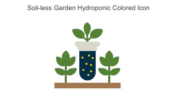 Soil Less Garden Hydroponic Colored Icon In Powerpoint Pptx Png And Editable Eps Format