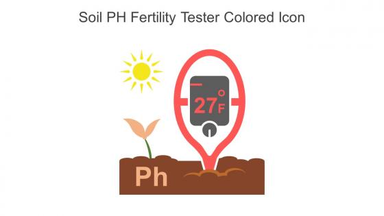 Soil PH Fertility Tester Colored Icon In Powerpoint Pptx Png And Editable Eps Format