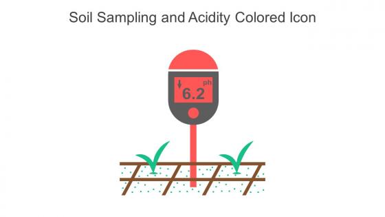 Soil Sampling And Acidity Colored Icon In Powerpoint Pptx Png And Editable Eps Format