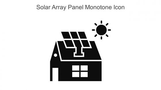 Solar Array Panel Monotone Icon In Powerpoint Pptx Png And Editable Eps Format
