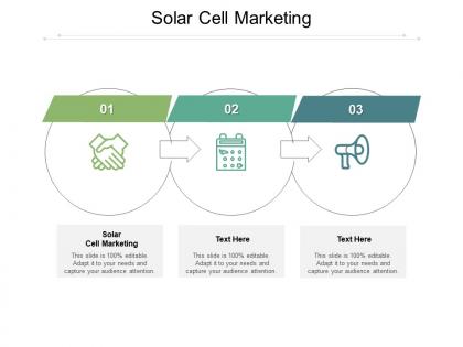 Solar cell marketing ppt powerpoint presentation infographic template maker cpb