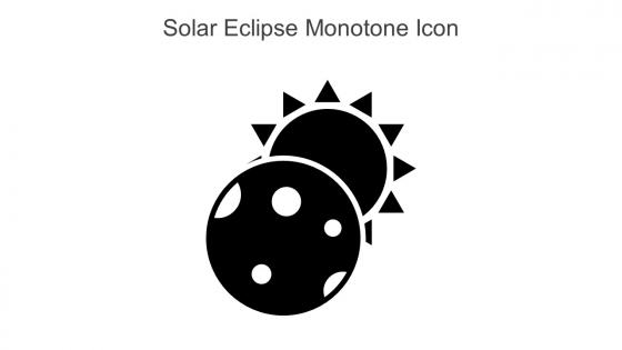 Solar Eclipse Monotone Icon In Powerpoint Pptx Png And Editable Eps Format