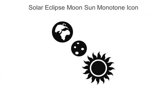 Solar Eclipse Moon Sun Monotone Icon In Powerpoint Pptx Png And Editable Eps Format