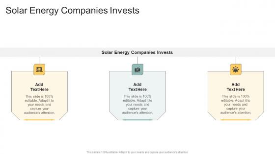 Solar Energy Companies Invests In Powerpoint And Google Slides Cpb