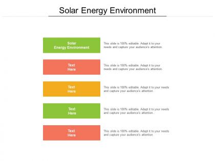 Solar energy environment ppt powerpoint presentation pictures guidelines cpb