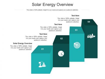 Solar energy overview ppt powerpoint presentation summary background image cpb