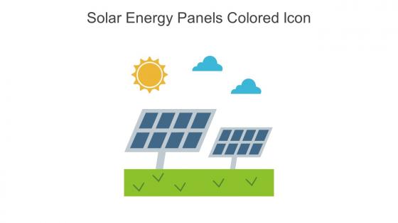 Solar Energy Panels Colored Icon In Powerpoint Pptx Png And Editable Eps Format