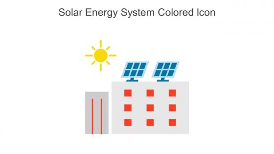 Solar Energy System Colored Icon In Powerpoint Pptx Png And Editable Eps Format