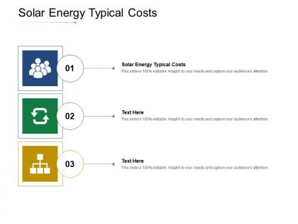 Solar energy typical costs ppt powerpoint presentation slides design ideas cpb