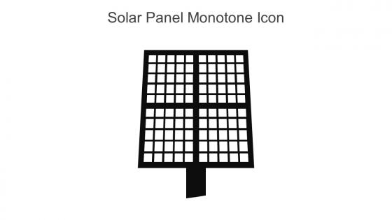 Solar Panel Monotone Icon In Powerpoint Pptx Png And Editable Eps Format