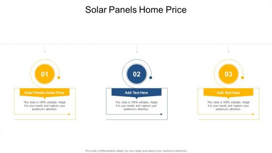 Solar Panels Home Price In Powerpoint And Google Slides Cpb