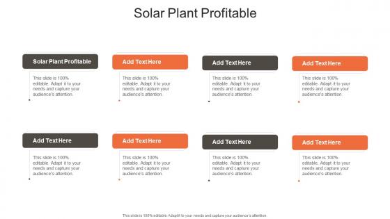 Solar Plant Profitable In Powerpoint And Google Slides Cpb