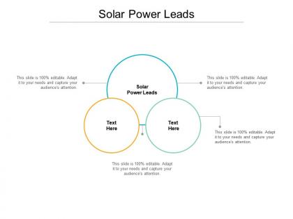 Solar power leads ppt powerpoint presentation professional example cpb