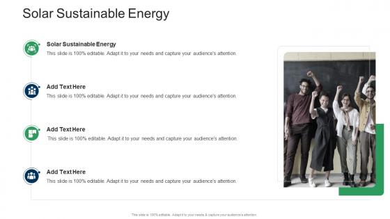 Solar Sustainable Energy In Powerpoint And Google Slides Cpb