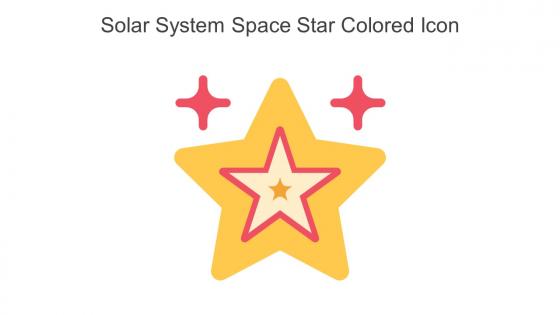 Solar System Space Star Colored Icon In Powerpoint Pptx Png And Editable Eps Format