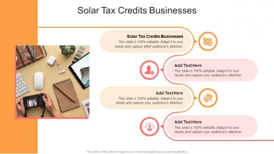Solar Tax Credits Businesses In Powerpoint And Google Slides Cpb