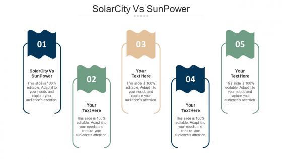 Solarcity vs sunpower ppt powerpoint presentation gallery design ideas cpb