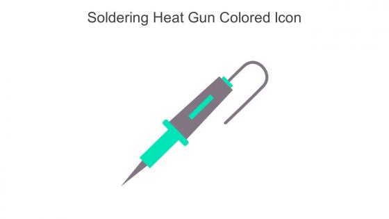 Soldering Heat Gun Colored Icon In Powerpoint Pptx Png And Editable Eps Format