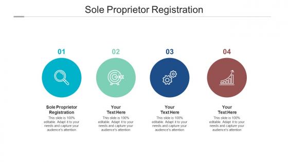 Sole proprietor registration ppt powerpoint presentation summary professional cpb